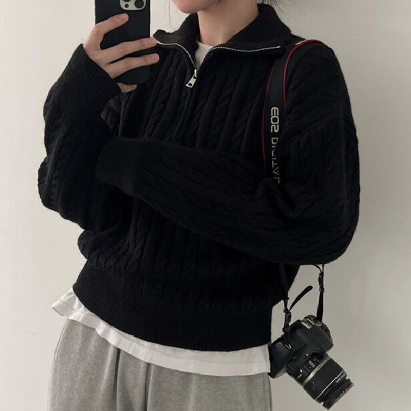 Elarova | Zip Pullover