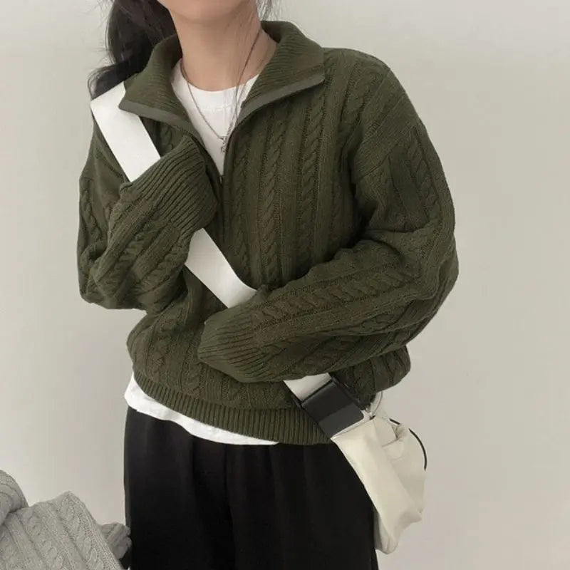 Elarova | Zip Pullover