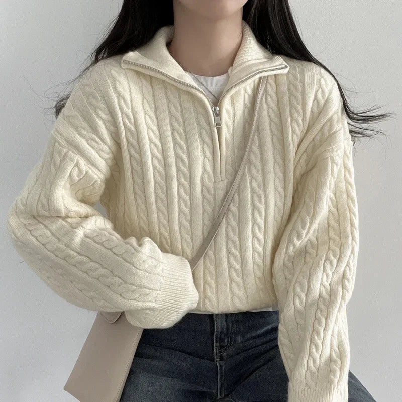 Elarova | Zip Pullover