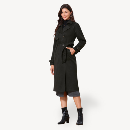 Elarova | Zweireihiger Trenchcoat für Damen