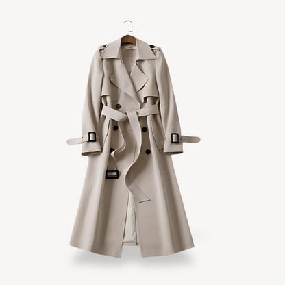 Elarova | Zweireihiger Trenchcoat für Damen