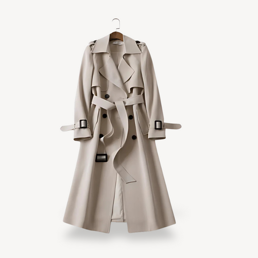 Elarova | Zweireihiger Trenchcoat für Damen