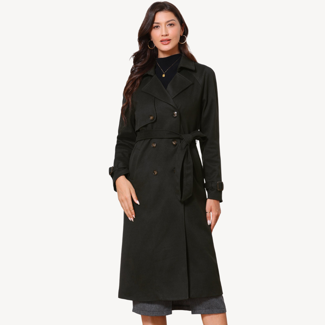Elarova | Zweireihiger Trenchcoat für Damen