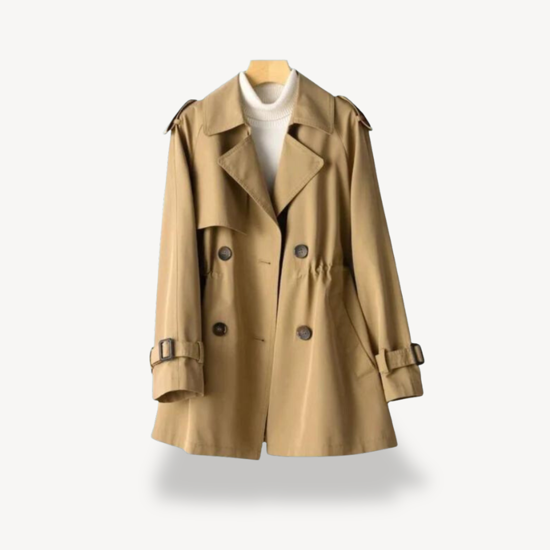 Elarova | Zweireihiger Trenchcoat für Damen
