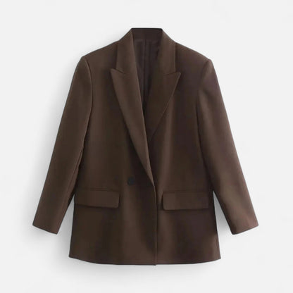 Elarova | Zweireihiger Vintage-Blazer für Damen