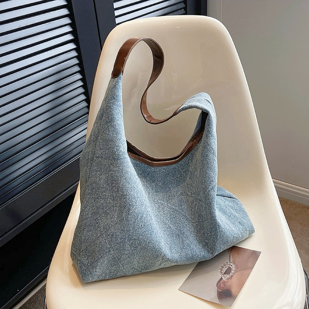 Elarova | aus Denim mit Rautenmuster