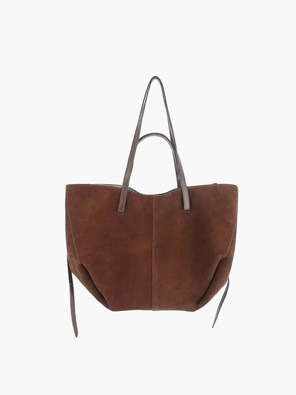 Elarova | braune und schwarze Tote Bag für Damen schicke und vielseitige Handtasche