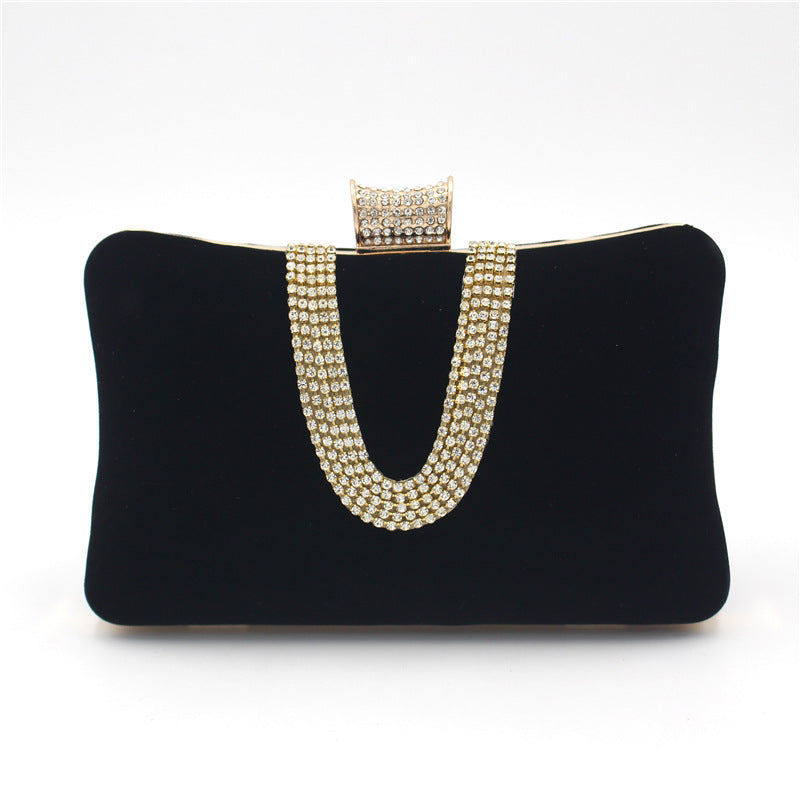 Elarova | förmige DiamantWildlederTasche
