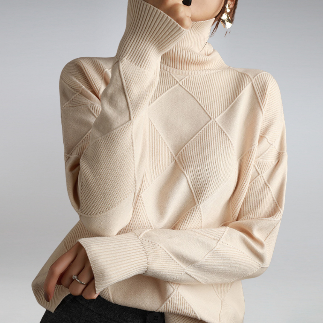 Elarova | lockere Passform Pullover Strickpullover Damen Strickwaren