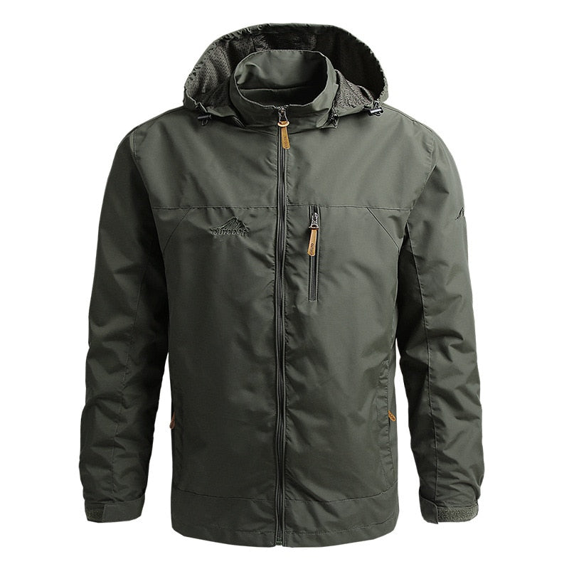 Elarova | taktische wasserdichte Herrenjacke mit Kapuze - Outdoor-Herrenjacke