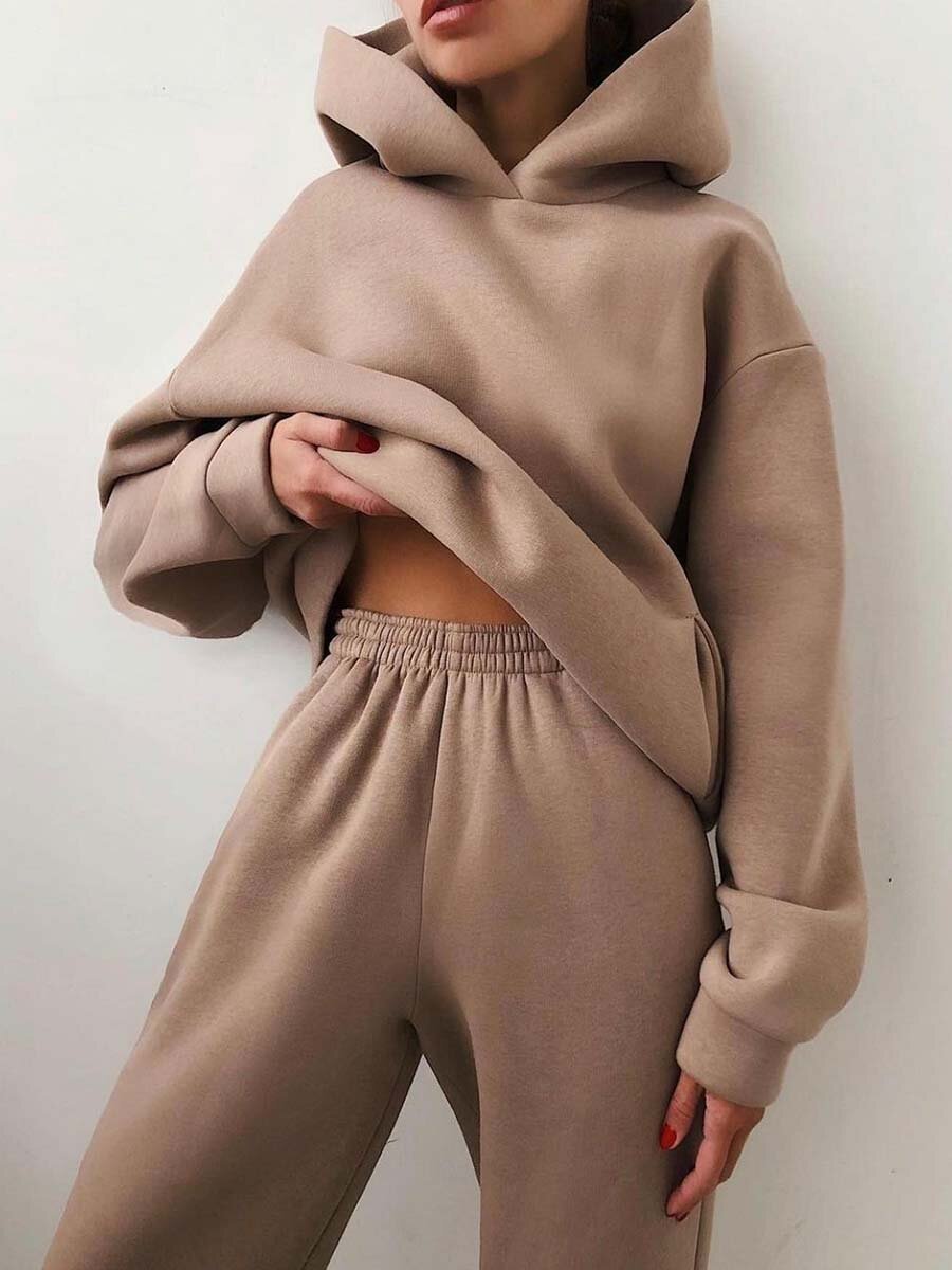 Elarova | teil Jogginganzug - Oversized Tracksuit mit Kapuze und Sweatpants