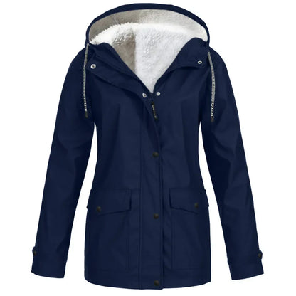Elarova | wind- und wasserdichte Outdoor-Jacke mit Fleece-Futter