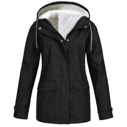 Elarova | wind- und wasserdichte Outdoor-Jacke mit Fleece-Futter