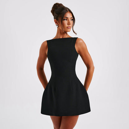 EleganceClassique™ – Damen Sommerkleid Ärmellos mit Zeitloser Eleganz