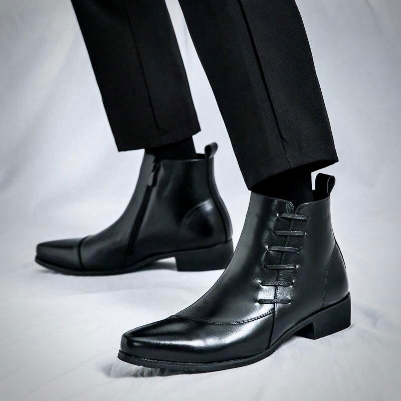 Elegante Herren Lederstiefel