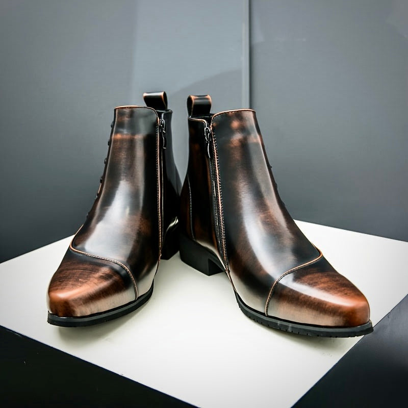 Elegante Herren Lederstiefel