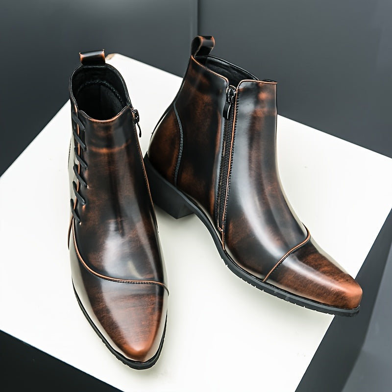 Elegante Herren Lederstiefel