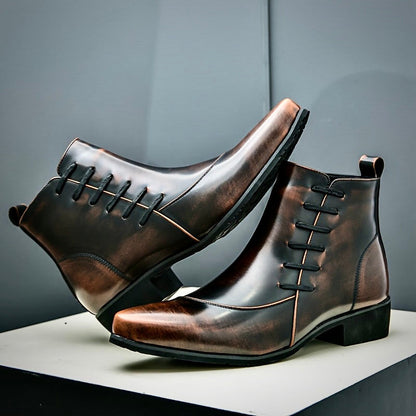 Elegante Herren Lederstiefel