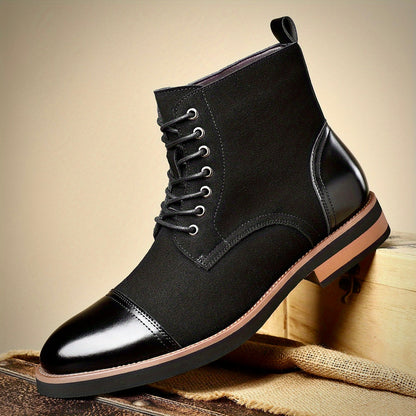 Elegante Herren Oxford Lederstiefel