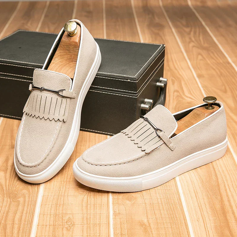 Elegante Herren Wildleder Loafer