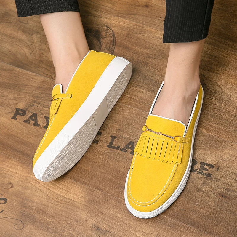 Elegante Herren Wildleder Loafer