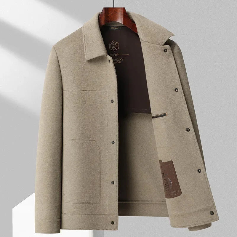 Elegante Herren Woll-Jacke aus Premium-Schurwolle
