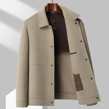 Elegante Herren Woll-Jacke aus Premium-Schurwolle