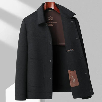 Elegante Herren Woll-Jacke aus Premium-Schurwolle