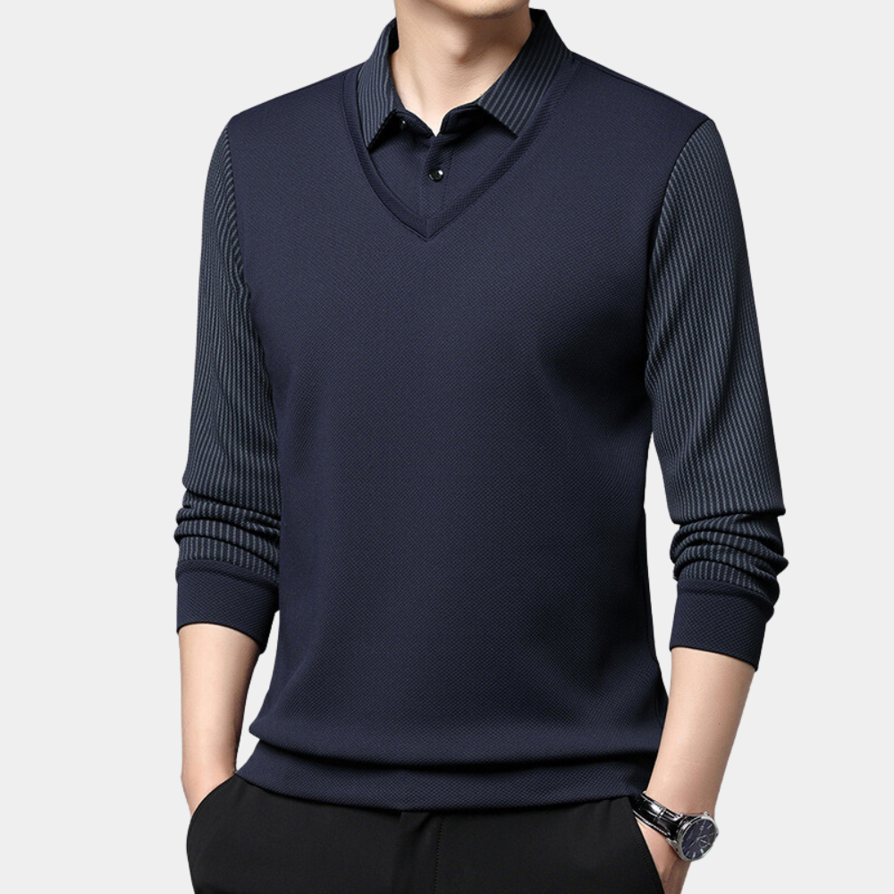 Elegante Herrenhemd mit langen Ärmeln - Cato