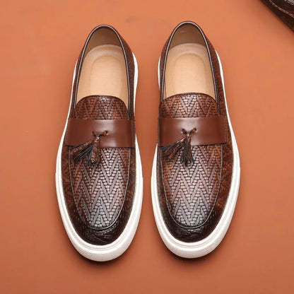 Elegante Leder Herren Loafer