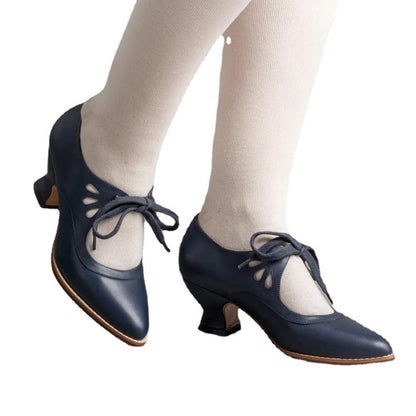 Elegante, orthopädische Damenschuhe von Shelly mit schickem Absatz