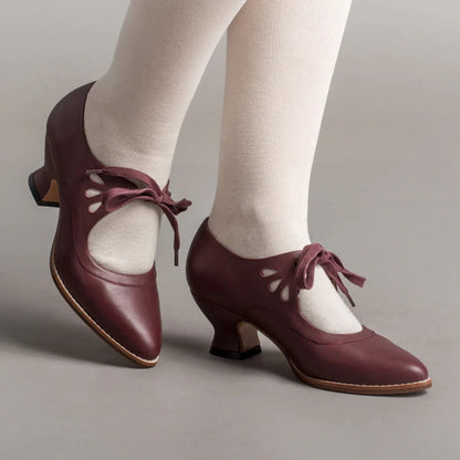 Elegante, orthopädische Damenschuhe von Shelly mit schickem Absatz
