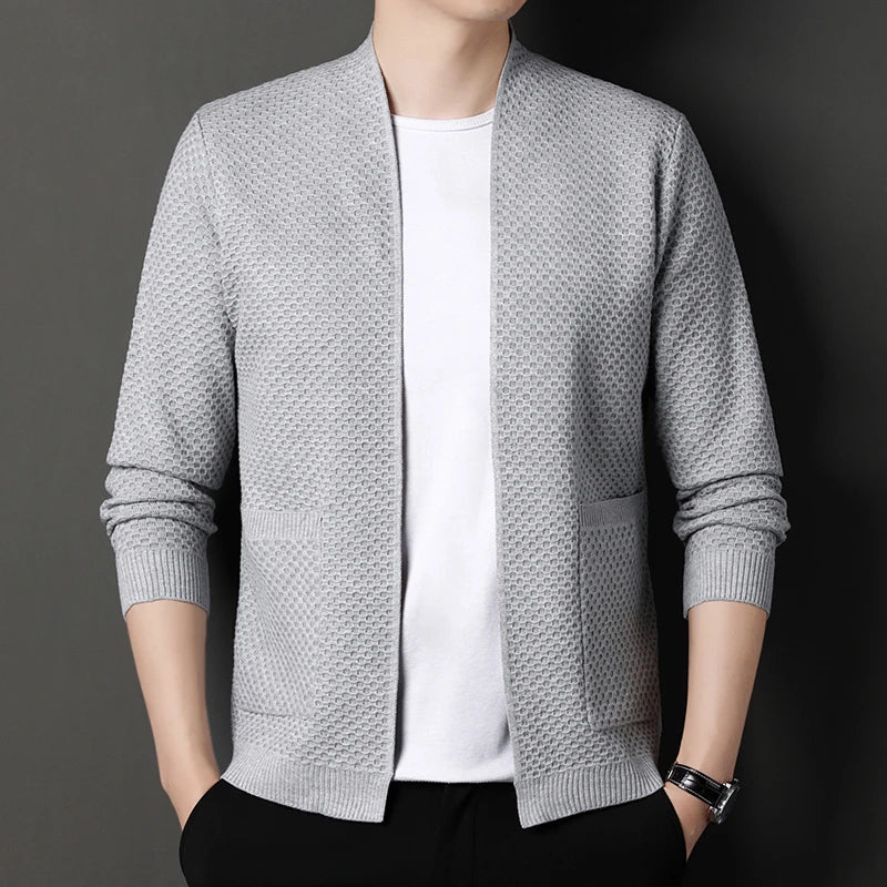 Eleganter Herren Jacquard Blazer mit dezentem Muster