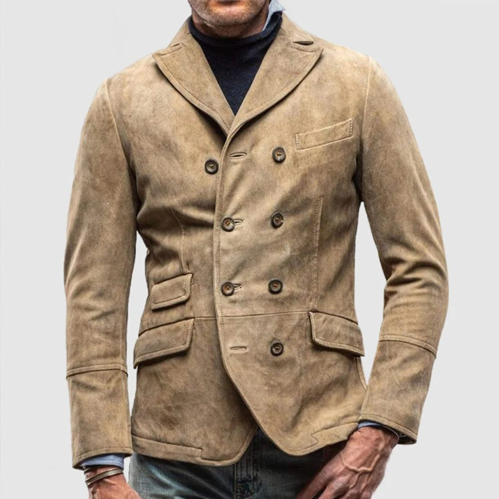 Eleganter Herren Zweireiher Blazer - Slim Fit
