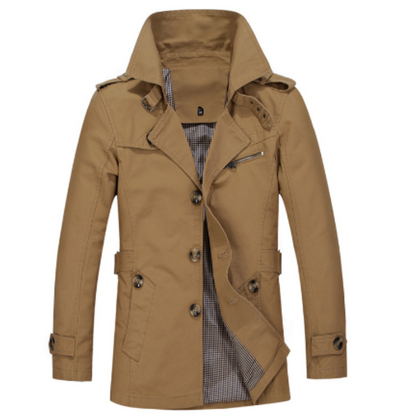 Elarova |  Eleganter Trenchcoat für Herren