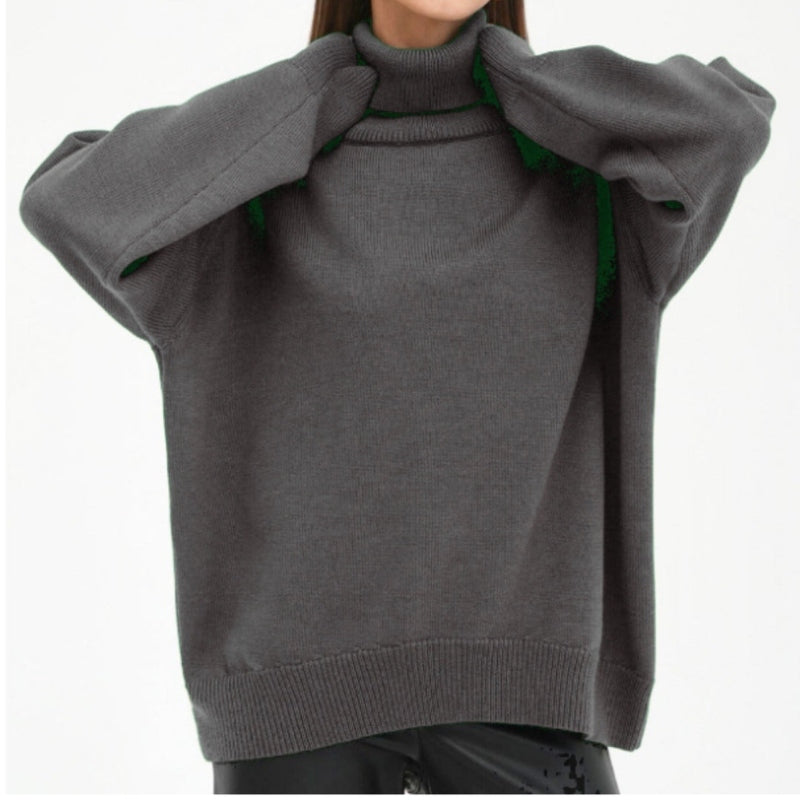 Elegantes Damen-Rollkragenpullover Sabrina