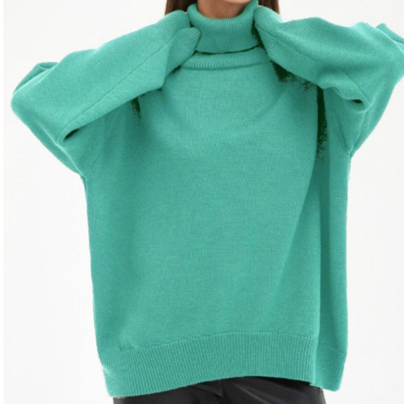 Elegantes Damen-Rollkragenpullover Sabrina