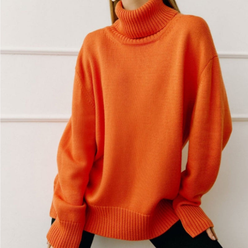 Elegantes Damen-Rollkragenpullover Sabrina