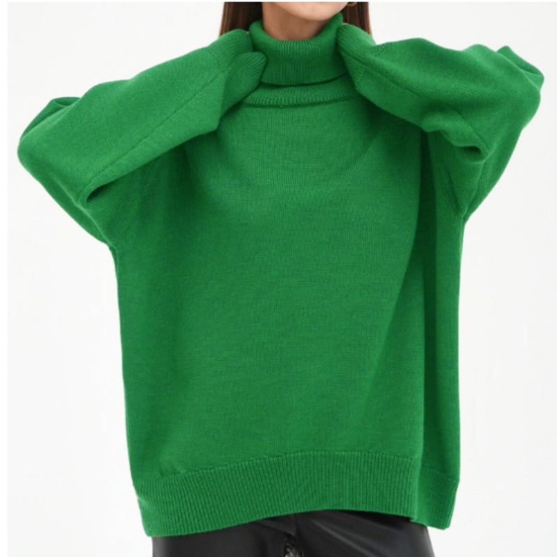 Elegantes Damen-Rollkragenpullover Sabrina