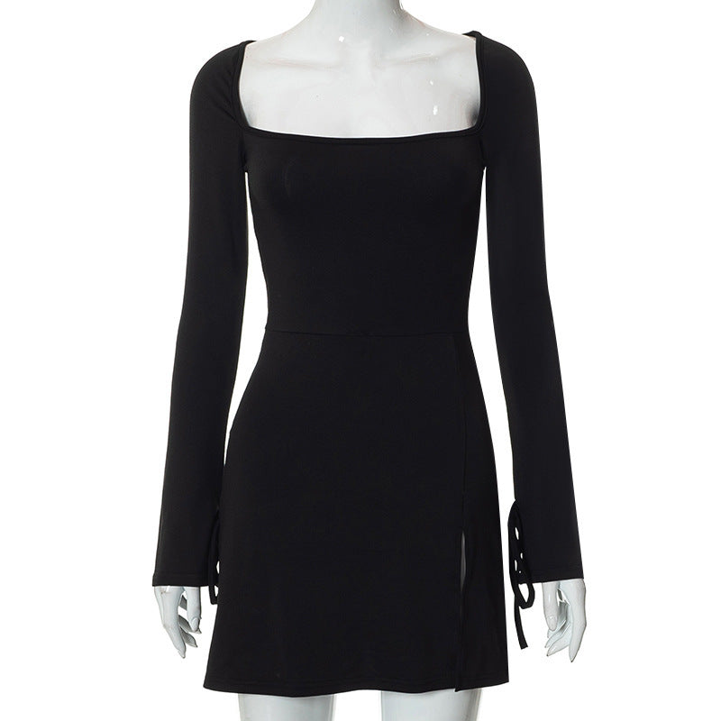 Elegantes Damenkleid Rebecca mit Schlitz