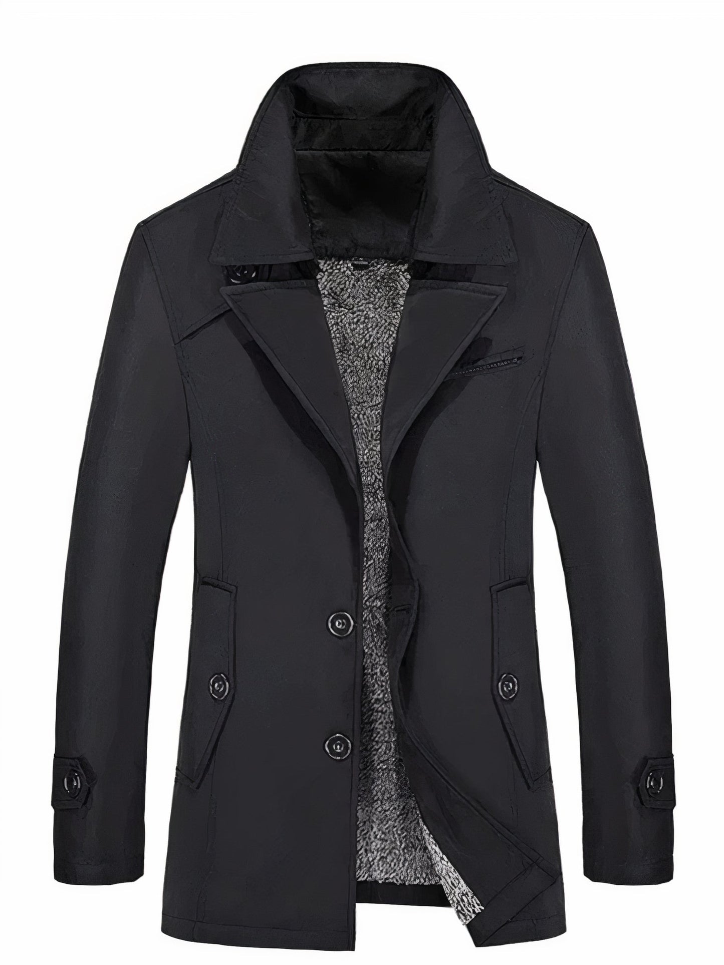Elegantes Herren-Winter-Mantelmodell Oskar