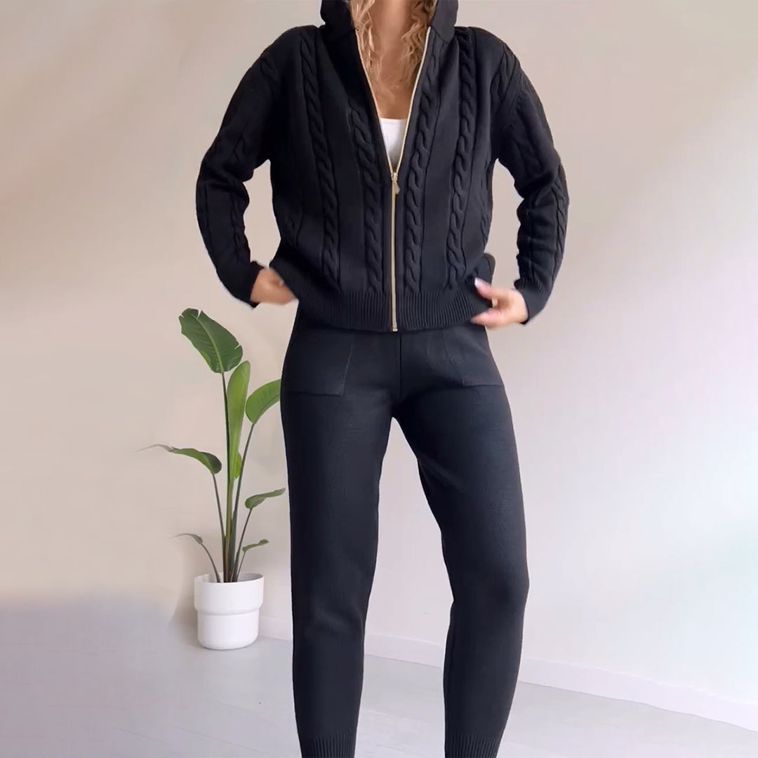Elegantes MANAHIL Freizeit-Set aus Weste und Hose