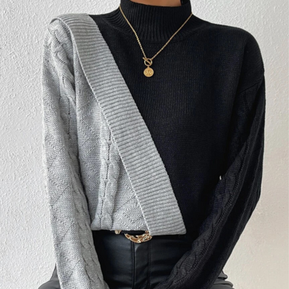 Elegantes, asymmetrisches Damen-Oberteil Dorottya