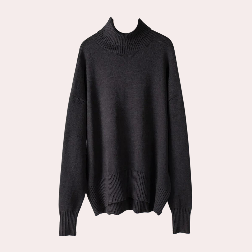 Elegantes, luxuriöses Damen-Rollkragenpullover mit bequemer Passform von Nala