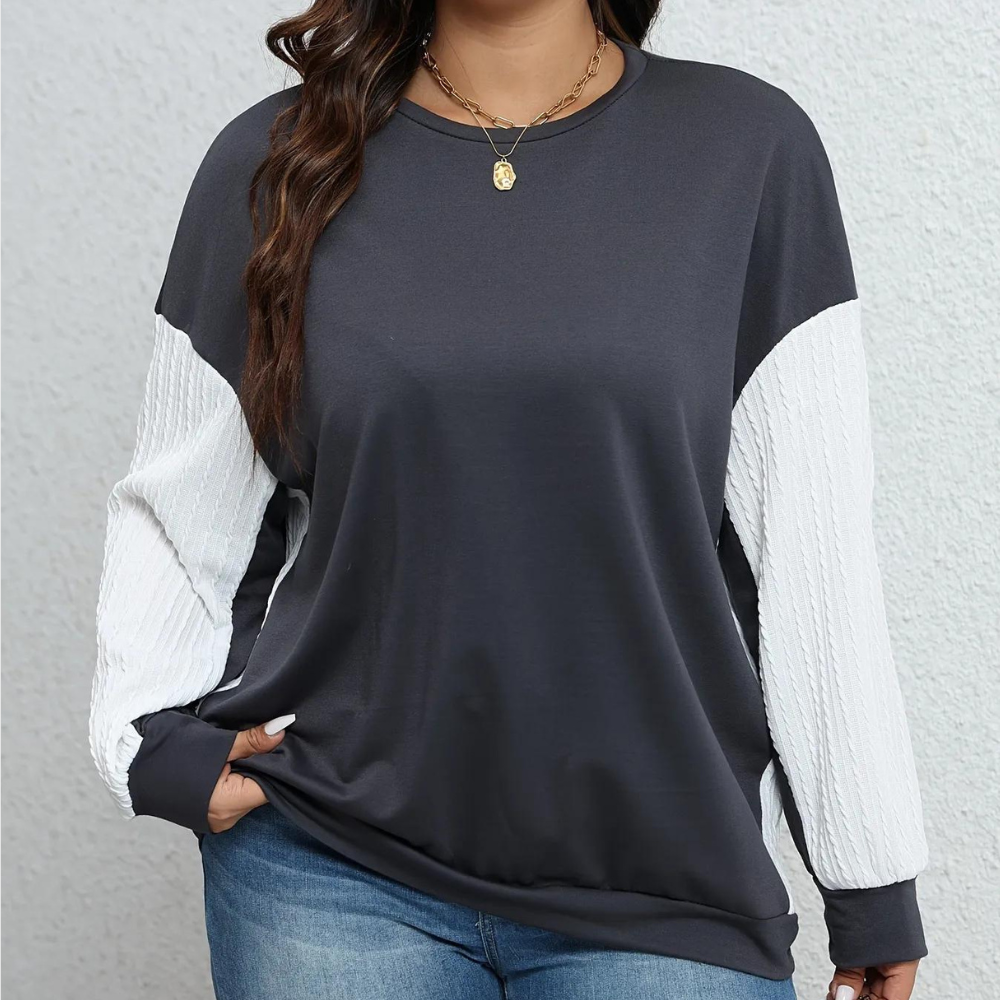 Elegantes und komfortables minimalistisches Damen-Sweatshirt von Deni