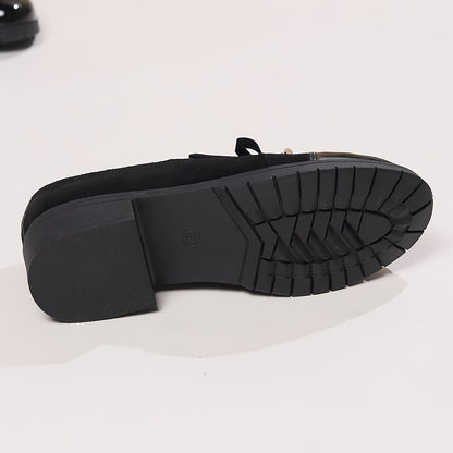 EleganzaStep™ – Komfortable Damen Loafer mit Blockabsatz