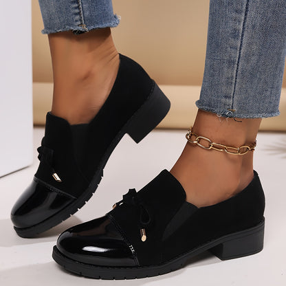 EleganzaStep™ – Komfortable Damen Loafer mit Blockabsatz