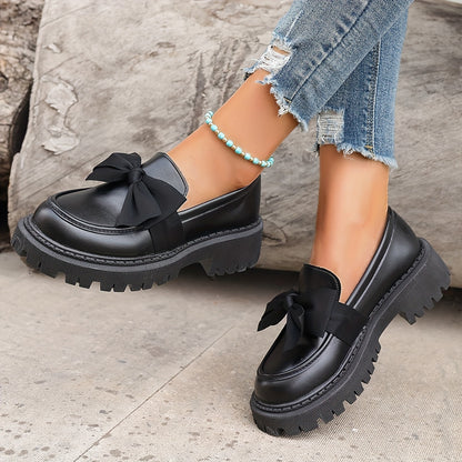 EleganzaWalk™ – Stilvolle Plateau Loafer für Damen mit Komfortsohle