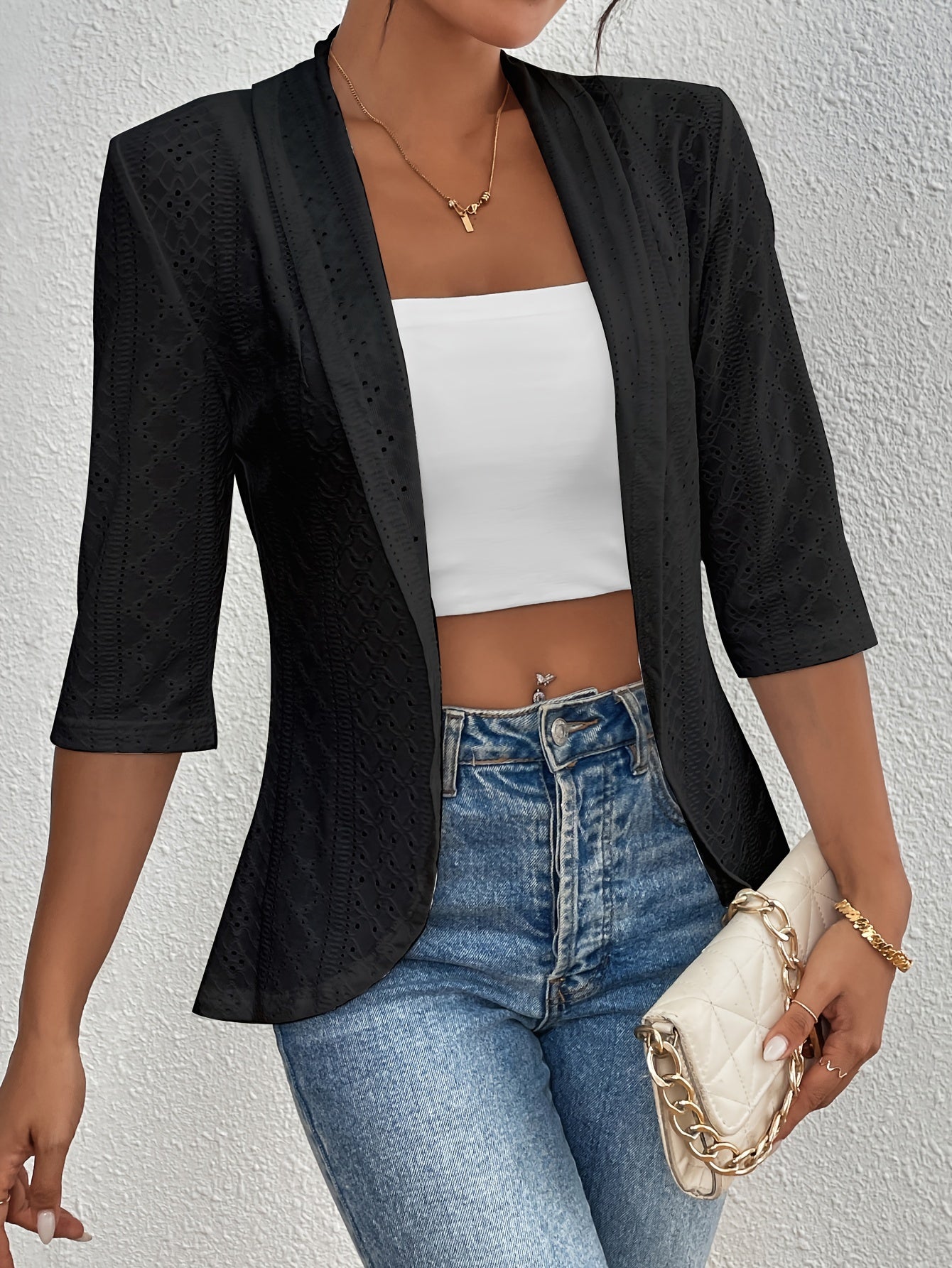 Eleganza™ – Langer Damen Cardigan für stilvolle Wärme & Komfort