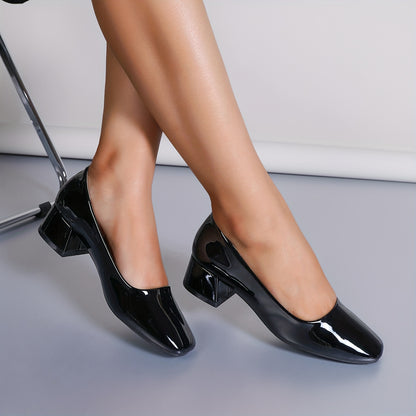 Eleganza™ – Modische Damen Pumps mit Bequemem Blockabsatz